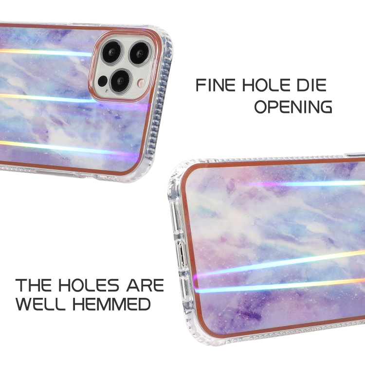 For iPhone 14 Plus Aurora Cloud Electroplating Gold Edge Double-sided IMD Pattern TPU Case (Rainbow) For iPhone 14 Plus Aurora Cloud Electroplating Gold Edge Double-sided IMD Pattern TPU Case (Rainbow)