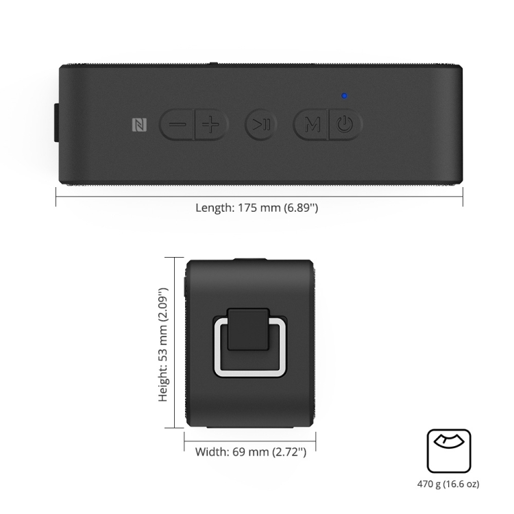 Tronsmart T2 Plus Portable Outdoor Bluetooth 5.0 20W IPX7 NFC Speaker Tronsmart T2 Plus Portable Outdoor Bluetooth 5.0 20W IPX7 NFC Speaker