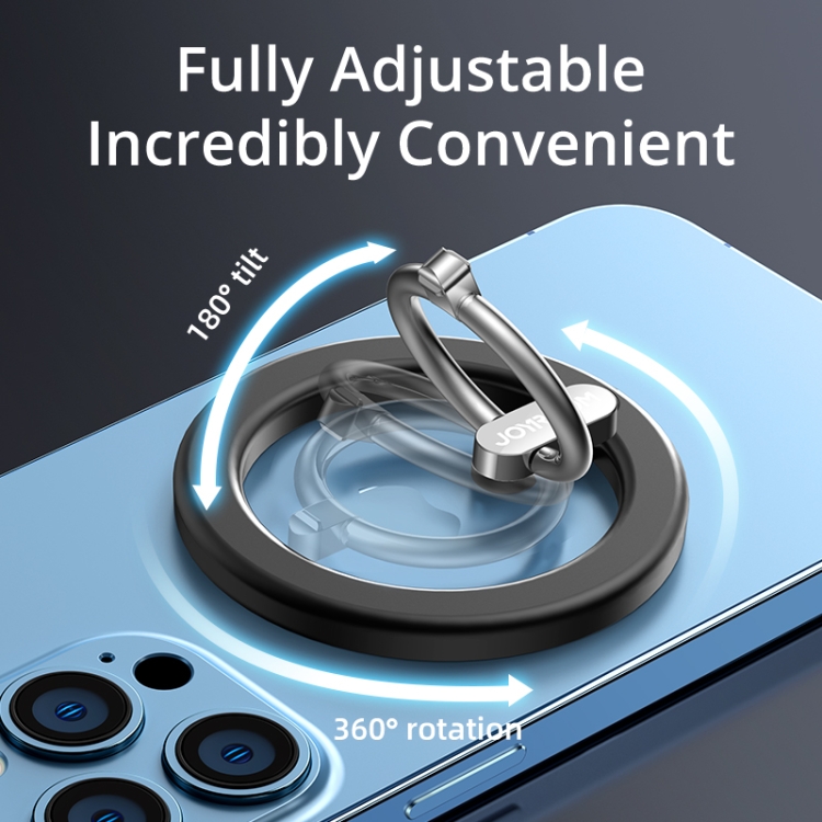 JOYROOM JR-ZS294 Multifunctional Magnetic Phone Ring Grip(Black) JOYROOM JR-ZS294 Multifunctional Magnetic Phone Ring Grip(Black)