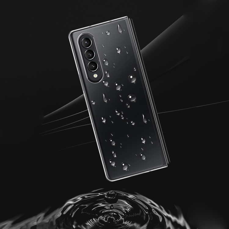 For Samsung Galaxy Z Fold4 PC + TPU Transparent Protective Phone Case(Transparent)