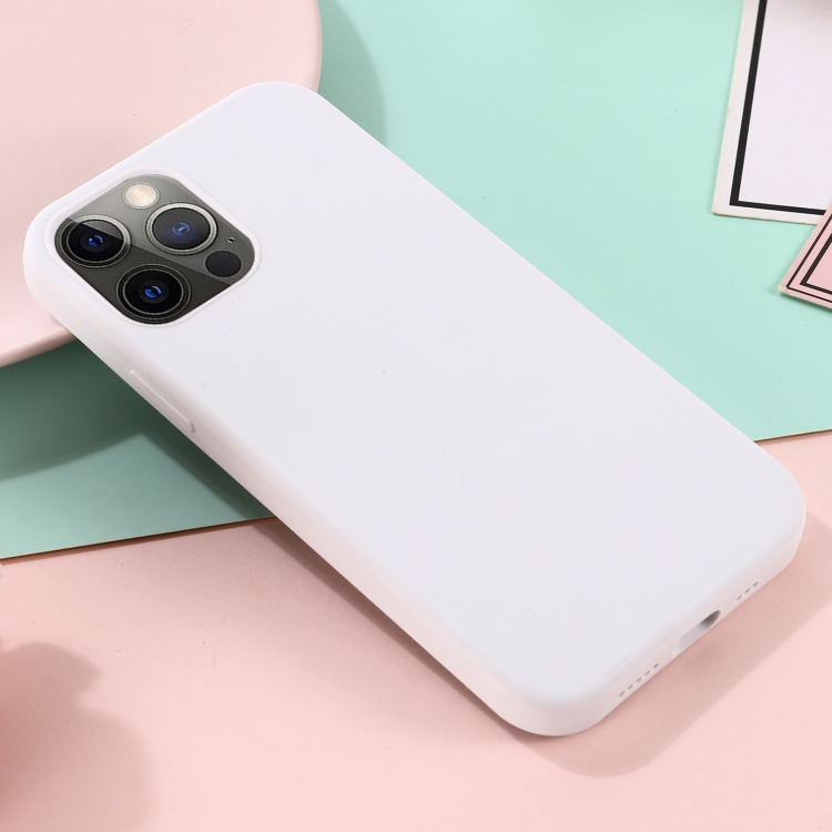 For iPhone 14 Pro Shockproof Silicone Magsafe Case(White) For iPhone 14 Pro Shockproof Silicone Magsafe Case(White)