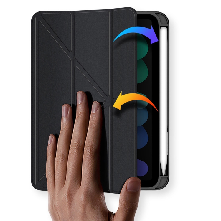 For iPad mini (2021)/mini 6 / mini 7 DUX DUCIS Magi Series Shockproof Tablet Case(Black) For iPad mini (2021)/mini 6 / mini 7 DUX DUCIS Magi Series Shockproof Tablet Case(Black)