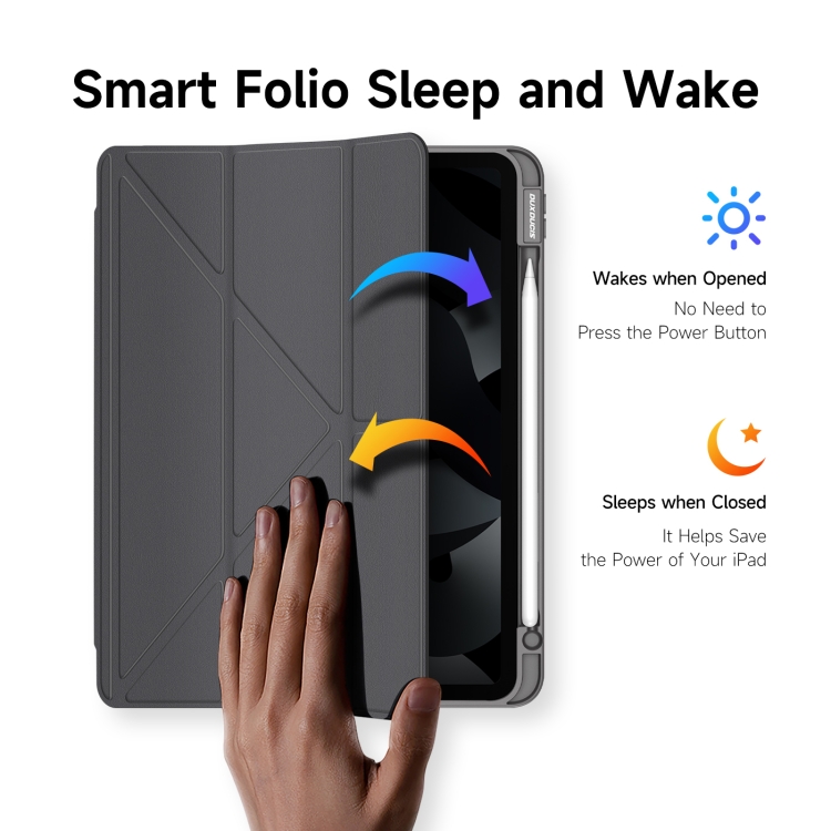 For iPad Air 2020 / Air 2022 / Air 11 2024 DUX DUCIS Magi Series Shockproof Tablet Case(Grey) For iPad Air 2020 / Air 2022 / Air 11 2024 DUX DUCIS Magi Series Shockproof Tablet Case(Grey)