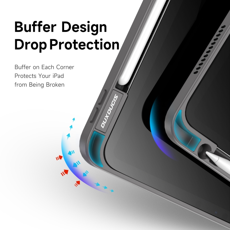 For iPad Air 2020 / Air 2022 / Air 11 2024 DUX DUCIS Magi Series Shockproof Tablet Case(Grey) For iPad Air 2020 / Air 2022 / Air 11 2024 DUX DUCIS Magi Series Shockproof Tablet Case(Grey)