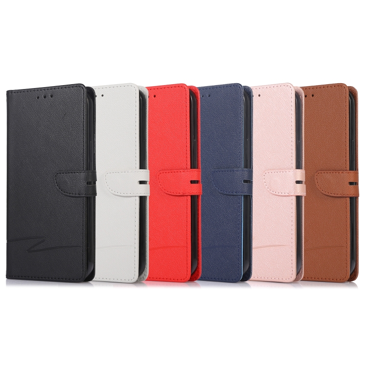 For iPhone SE 2022 / SE 2020 / 8 / 7 Cross Texture Horizontal Flip Leather Phone Case(Black) For iPhone SE 2022 / SE 2020 / 8 / 7 Cross Texture Horizontal Flip Leather Phone Case(Black)
