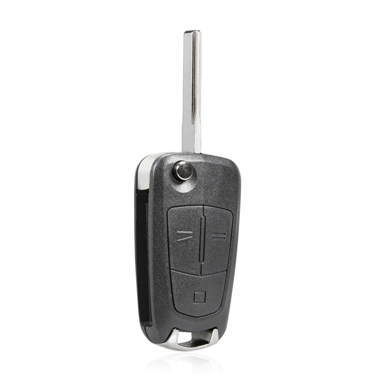 Klappschlüsselgehäuse für Opel (2004 - 2014) - 2 Tasten - Schlüsselblatt  HU100 - After Market Produkt