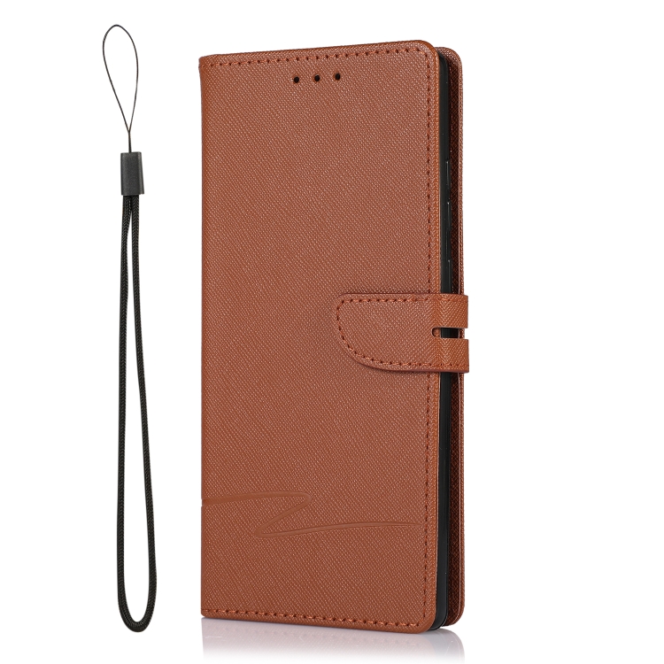 For Samsung Galaxy Note20 Cross Texture Horizontal Flip Leather Phone Case(Brown) For Samsung Galaxy Note20 Cross Texture Horizontal Flip Leather Phone Case(Brown)