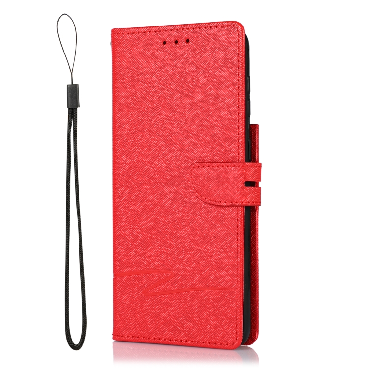 For Samsung Galaxy S21+ 5G Cross Texture Horizontal Flip Leather Phone Case(Red) For Samsung Galaxy S21+ 5G Cross Texture Horizontal Flip Leather Phone Case(Red)