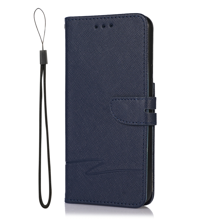 For Samsung Galaxy S22 5G Cross Texture Horizontal Flip Leather Phone Case(Dark Blue) For Samsung Galaxy S22 5G Cross Texture Horizontal Flip Leather Phone Case(Dark Blue)