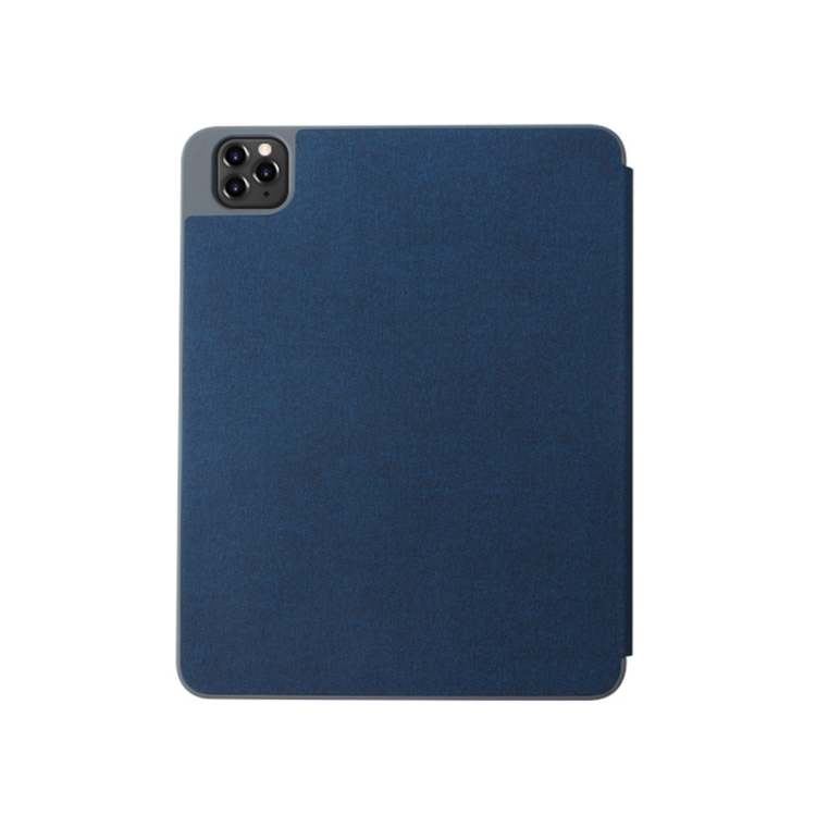 For iPad Pro 11 inch (2020) Mutural YASHI Series TPU + PU Cloth Pattern Texture Horizontal Flip Leather Tablet Case with Three-folding Holder & Pen Slot & Wake-up / Sleep Function(Blue) For iPad Pro 11 inch (2020) Mutural YASHI Series TPU + PU Cloth Pattern Texture Horizontal Flip Leather Tablet Case with Three-folding Holder & Pen Slot & Wake-up / Sleep Function(Blue)