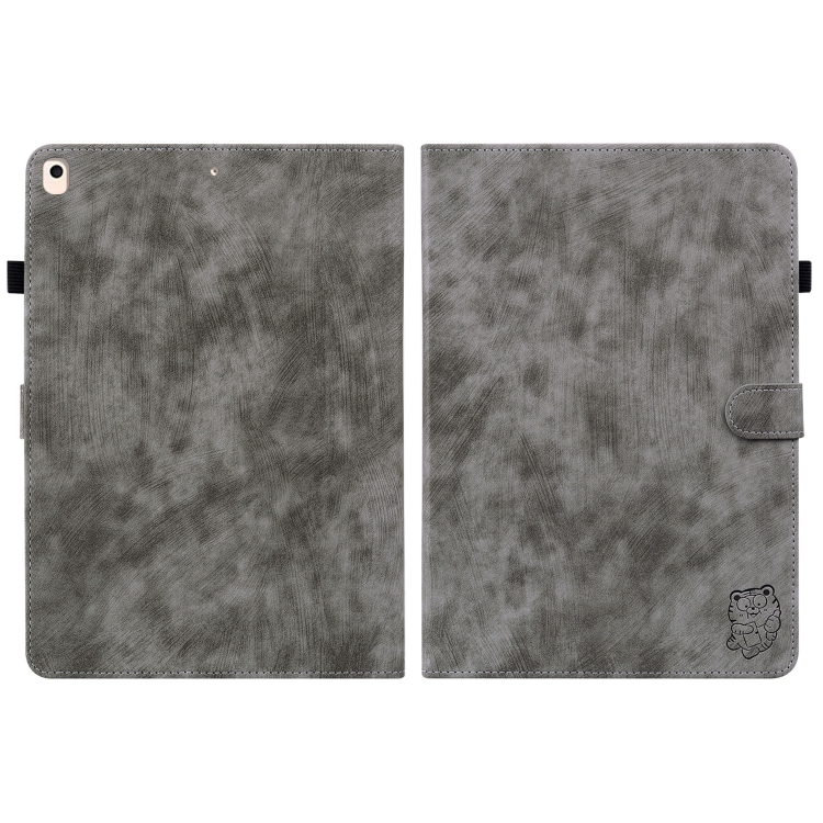 Tiger Pattern PU Tablet Case With Sleep / Wake-up Function For iPad 10.2 2019/Air 2019 10.5/10.2 2020/2021(Grey) Tiger Pattern PU Tablet Case With Sleep / Wake-up Function For iPad 10.2 2019/Air 2019 10.5/10.2 2020/2021(Grey)