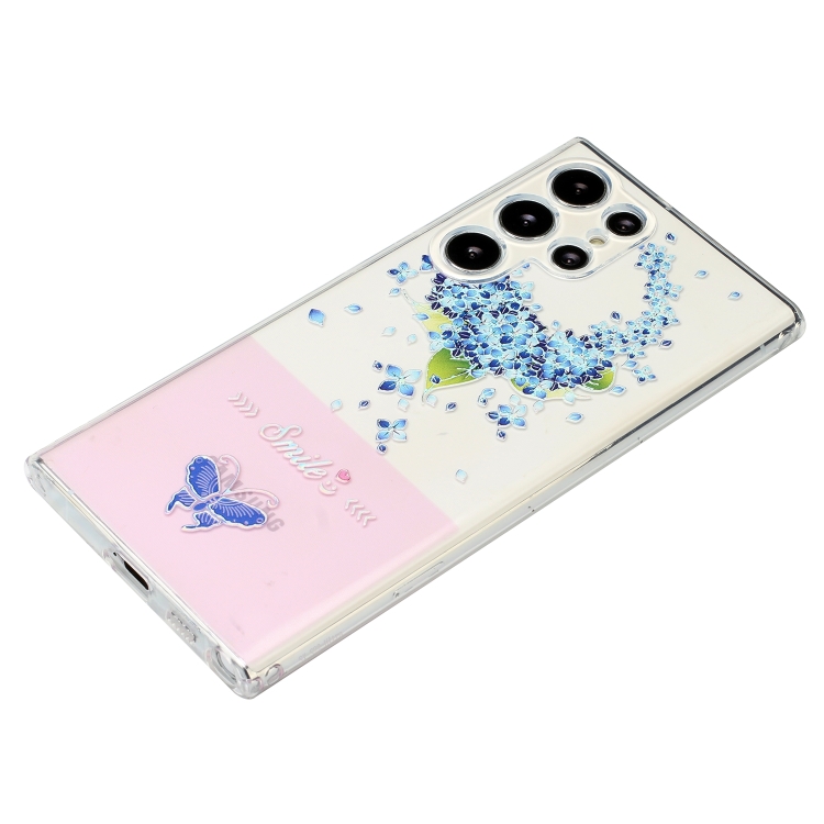 For Samsung Galaxy S21 Ultra 5G Bronzing Butterfly Flower Phone Case(Butterfly) For Samsung Galaxy S21 Ultra 5G Bronzing Butterfly Flower Phone Case(Butterfly)
