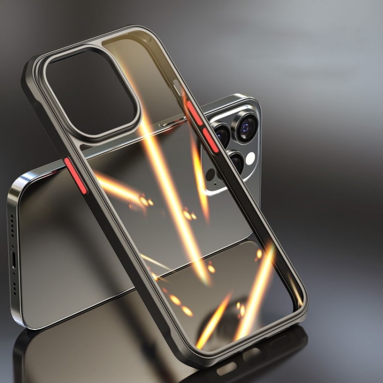 For iPhone 14 Plus Dawn Series Airbag TPU+PC Phone Case (Black) For iPhone 14 Plus Dawn Series Airbag TPU+PC Phone Case (Black)