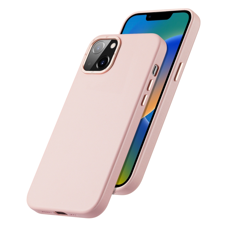 For iPhone 14 / 13 DUX DUCIS Grit Series MagSafe Phone Case (Pink) For iPhone 14 / 13 DUX DUCIS Grit Series MagSafe Phone Case (Pink)