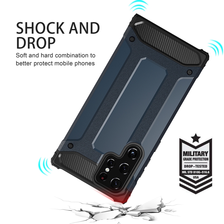 For Samsung Galaxy S22 Ultra 5G Magic Armor TPU + PC Phone Case(Black) For Samsung Galaxy S22 Ultra 5G Magic Armor TPU + PC Phone Case(Black)