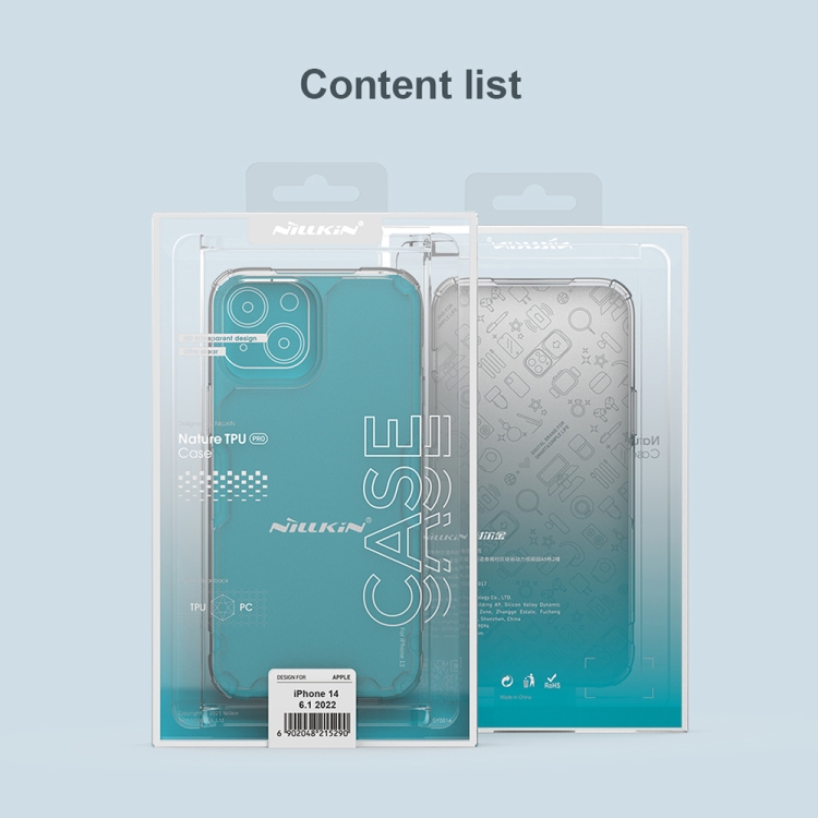 For iPhone 14 NILLKIN Ultra Clear PC + TPU Phone Case (Transparent) For iPhone 14 NILLKIN Ultra Clear PC + TPU Phone Case (Transparent)