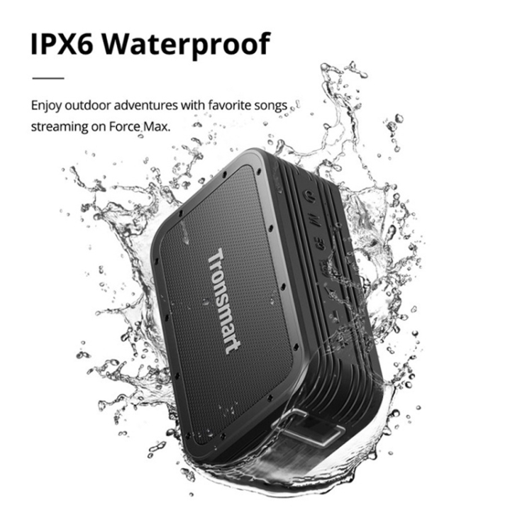 Tronsmart Force Max 80W Portable Outdoor Waterproof Bluetooth 5.0 Speaker Tronsmart Force Max 80W Portable Outdoor Waterproof Bluetooth 5.0 Speaker