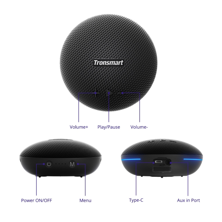 Tronsmart Splash 1 15W Mini Portable Waterproof Bluetooth 5.0 Speaker