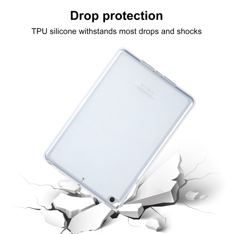 TPU Tablet Case For iPad mini 2019 / mini 5 (Frosted Clear) TPU Tablet Case For iPad mini 2019 / mini 5 (Frosted Clear)