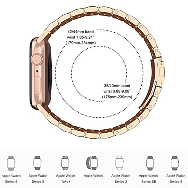 Stainless Steel What Size Is The Apple Watch Series 5-bead