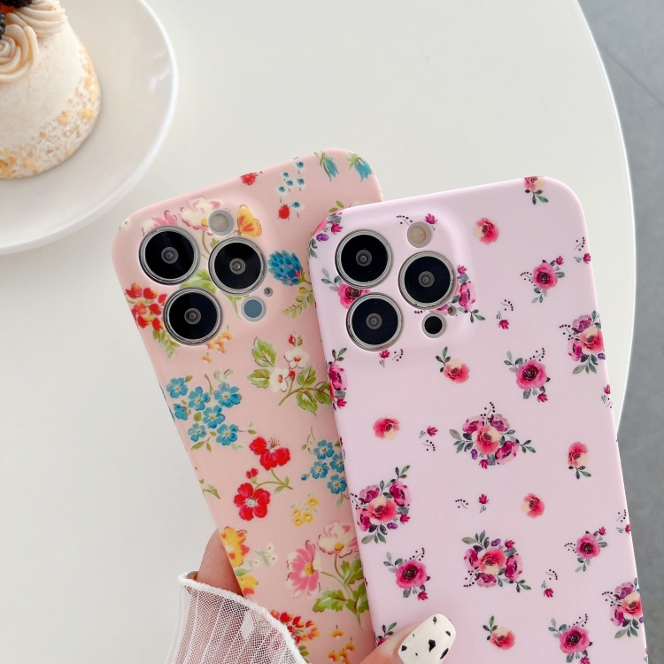 For iPhone 12 Small Floral TPU Phone Case(A) For iPhone 12 Small Floral TPU Phone Case(A)