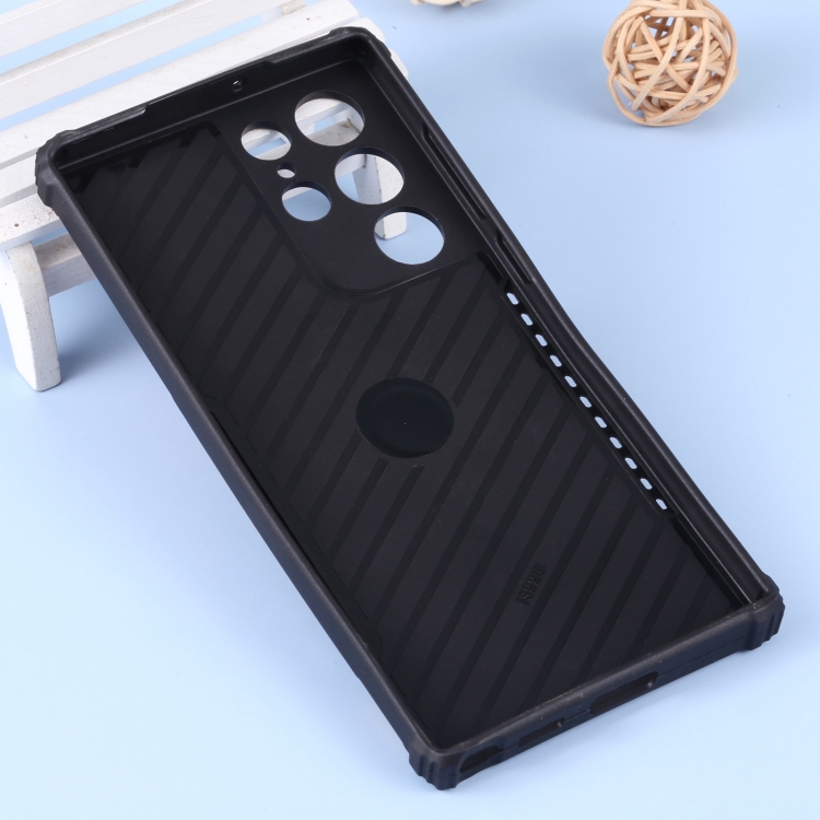 For Samsung Galaxy S22 Ultra 5G Aluminum and TPU Phone Case with Ring Holder(Blue) For Samsung Galaxy S22 Ultra 5G Aluminum and TPU Phone Case with Ring Holder(Blue)