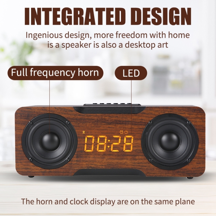M8C Multifunctional Alarm Clock Bluetooth Speaker(Yellow) M8C Multifunctional Alarm Clock Bluetooth Speaker(Yellow)