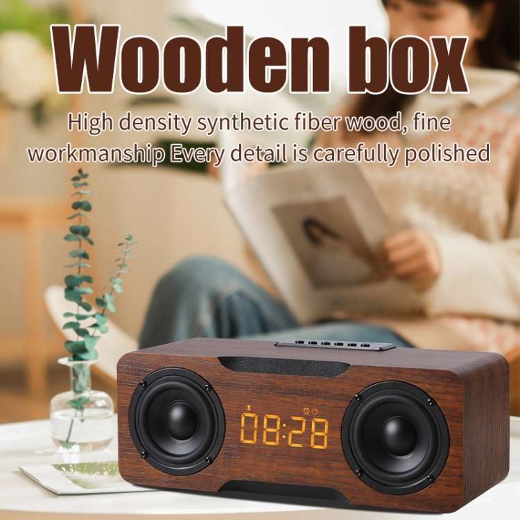 M8C Multifunctional Alarm Clock Bluetooth Speaker(Yellow) M8C Multifunctional Alarm Clock Bluetooth Speaker(Yellow)