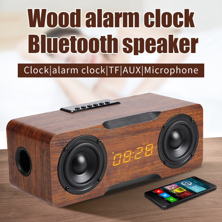 M8C Multifunctional Alarm Clock Bluetooth Speaker(Yellow) M8C Multifunctional Alarm Clock Bluetooth Speaker(Yellow)