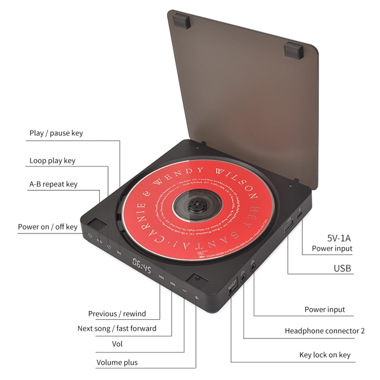 Amplificatore portatile per lettore CD apprendimento per bambini