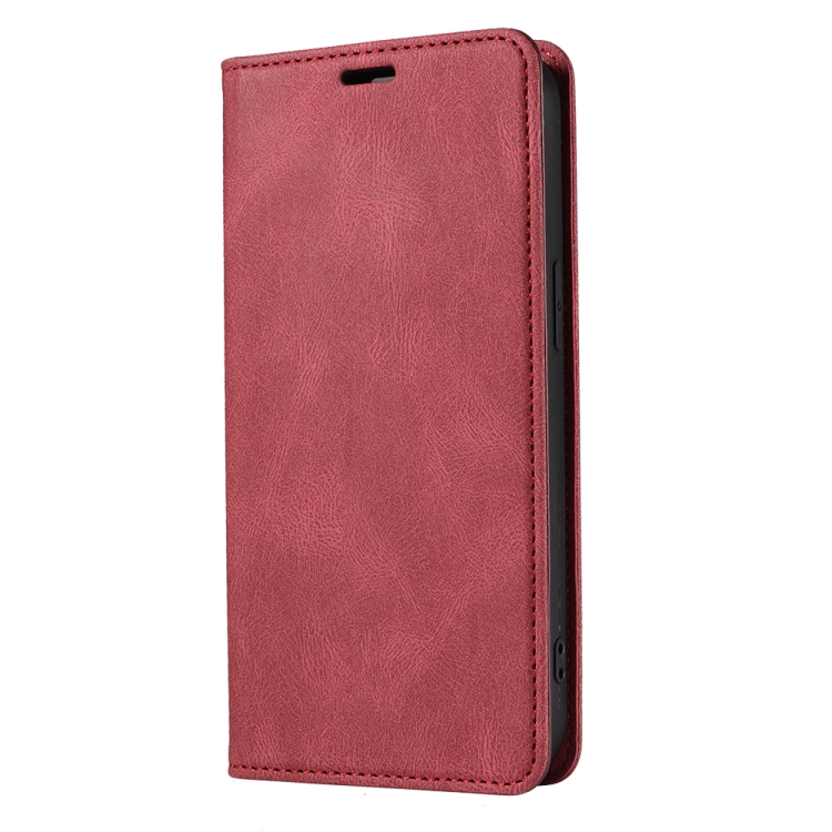 For iPhone 14 Pro Max Wristband Magnetic Leather Phone Case (Red) For iPhone 14 Pro Max Wristband Magnetic Leather Phone Case (Red)