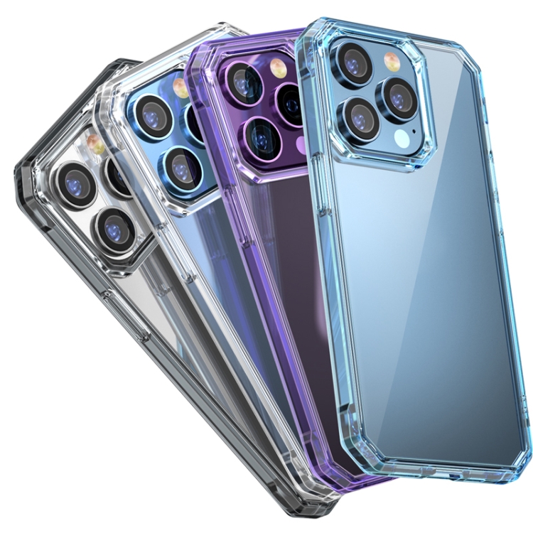 For iPhone 14 Pro TPU Four-corner Airbag Shockproof Phone Case(Purple) For iPhone 14 Pro TPU Four-corner Airbag Shockproof Phone Case(Purple)