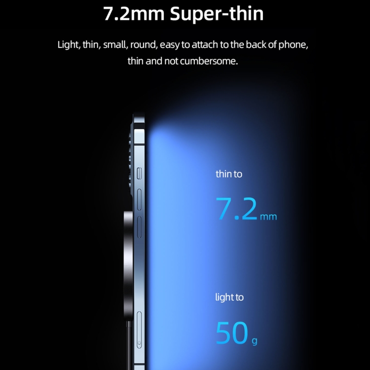 USAMS US-CD183 15W Aluminum Alloy Transparent Magnetic Wireless Charger(Black) USAMS US-CD183 15W Aluminum Alloy Transparent Magnetic Wireless Charger(Black)