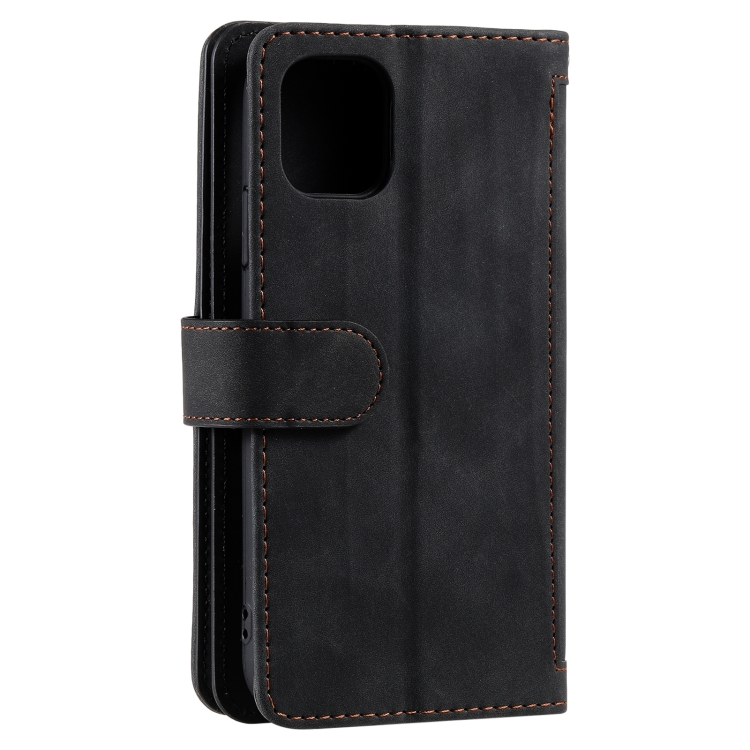 For iPhone 14 Pro 9 Card Slots Zipper Bag Leather Case(Black) For iPhone 14 Pro 9 Card Slots Zipper Bag Leather Case(Black)