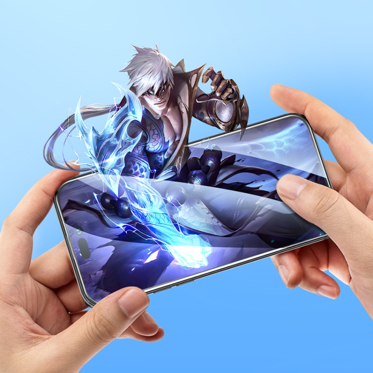 For iPhone 14 Pro hoco G1 Flash Attach Full Screen Silk Screen HD Tempered Glass Film For iPhone 14 Pro hoco G1 Flash Attach Full Screen Silk Screen HD Tempered Glass Film