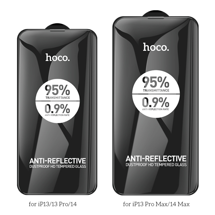 For iPhone 14 / 13 / 13 Pro hoco A32 AR Anti-reflection Tempered Glass Film For iPhone 14 / 13 / 13 Pro hoco A32 AR Anti-reflection Tempered Glass Film