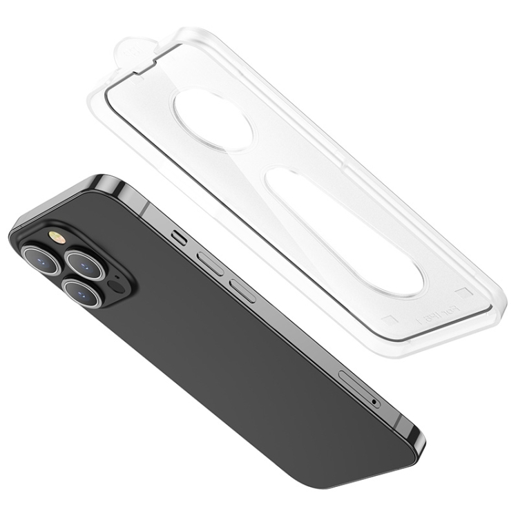 For iPhone 14 Plus / 13 Pro Max hoco A33 Easy Stick Box Full Screen HD Tempered Film For iPhone 14 Plus / 13 Pro Max hoco A33 Easy Stick Box Full Screen HD Tempered Film