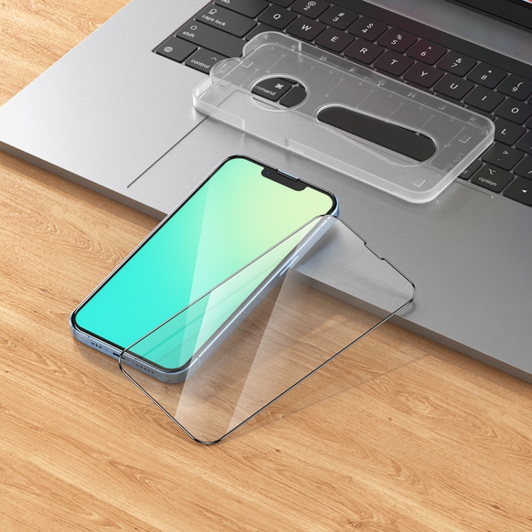 For iPhone 14 Plus / 13 Pro Max hoco A33 Easy Stick Box Full Screen HD Tempered Film For iPhone 14 Plus / 13 Pro Max hoco A33 Easy Stick Box Full Screen HD Tempered Film