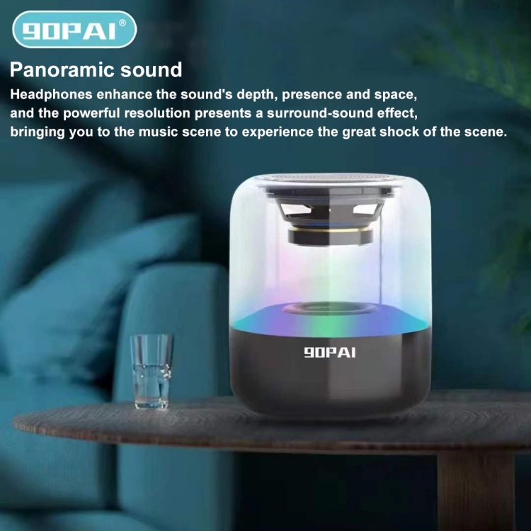 90PAI A8 3D AI Smart Bluetooth Audio With Colorful Light 90PAI A8 3D AI Smart Bluetooth Audio With Colorful Light