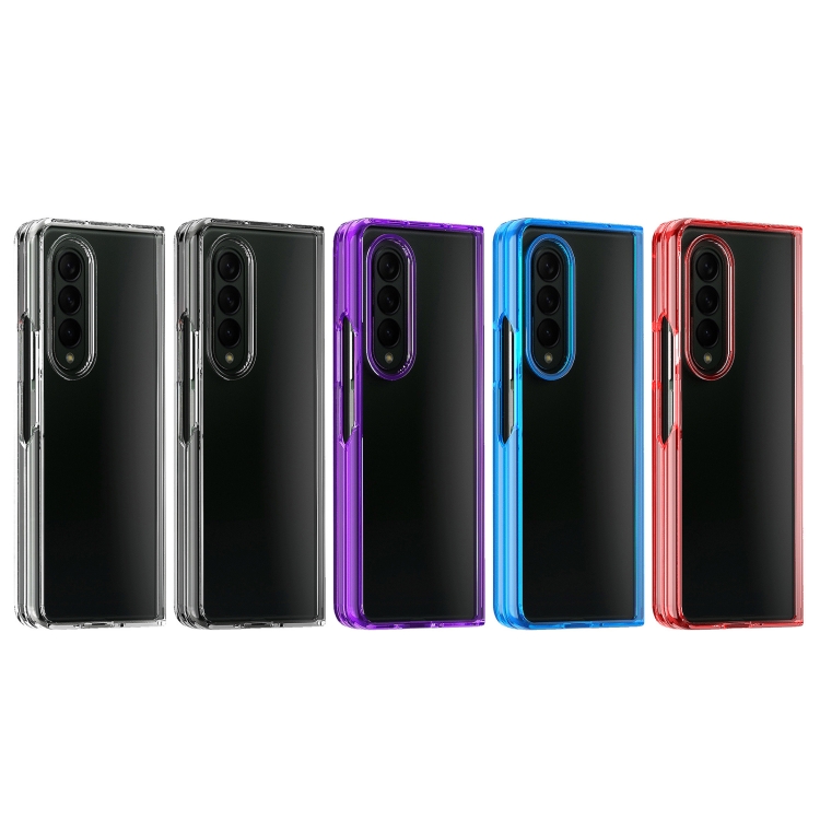 For Samsung Galaxy Z Fold4 Acrylic + TPU Transparent Protective Phone Case(Transparent) For Samsung Galaxy Z Fold4 Acrylic + TPU Transparent Protective Phone Case(Transparent)