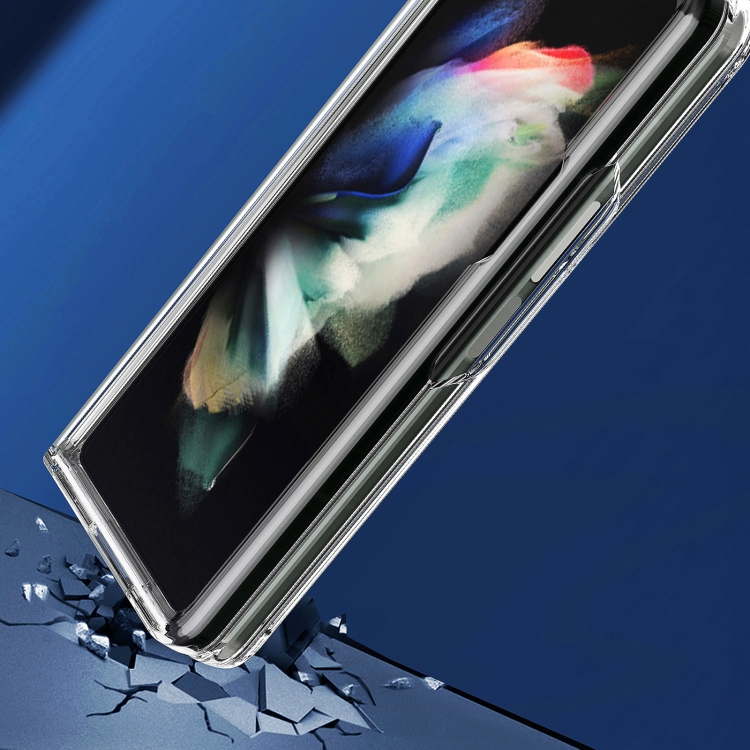 For Samsung Galaxy Z Fold4 Acrylic + TPU Transparent Protective Phone Case(Transparent) For Samsung Galaxy Z Fold4 Acrylic + TPU Transparent Protective Phone Case(Transparent)