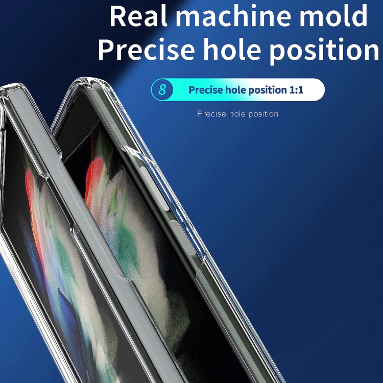For Samsung Galaxy Z Fold4 Acrylic + TPU Transparent Protective Phone Case(Transparent) For Samsung Galaxy Z Fold4 Acrylic + TPU Transparent Protective Phone Case(Transparent)