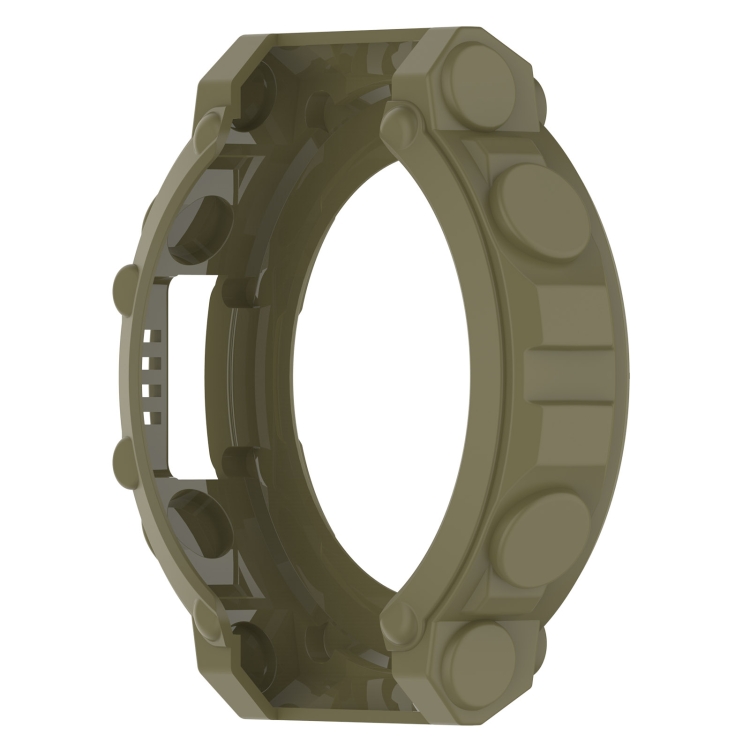 For Amazfit GTR 4 / GTR 4 Pro Armor Hollow TPU Watch Case(Jungle Green)