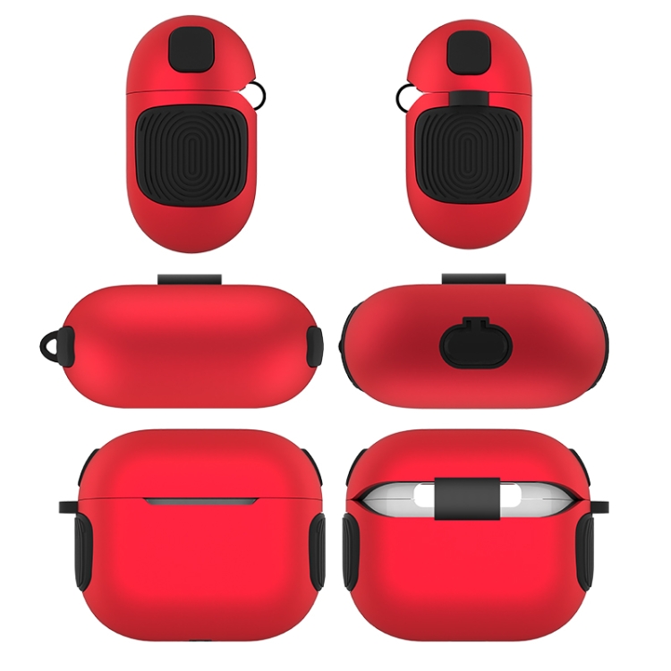 2 in 1 Matte Texture Contrast Color PC + TPU Earphone Case For AirPods 3(Red) 2 in 1 Matte Texture Contrast Color PC + TPU Earphone Case For AirPods 3(Red)