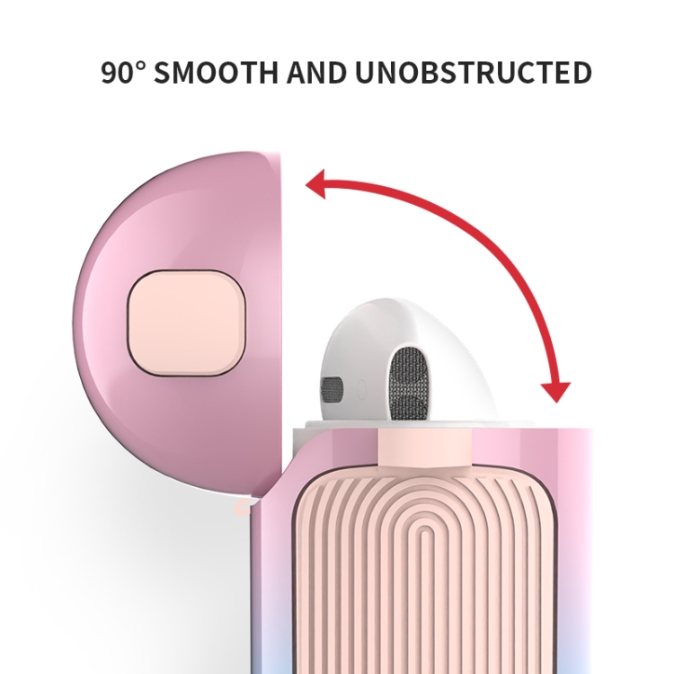 2 in 1 Varnish Colorful PC + TPU Earphone Case For AirPods 2 / 1(Red+Blue Gradient) 2 in 1 Varnish Colorful PC + TPU Earphone Case For AirPods 2 / 1(Red+Blue Gradient)