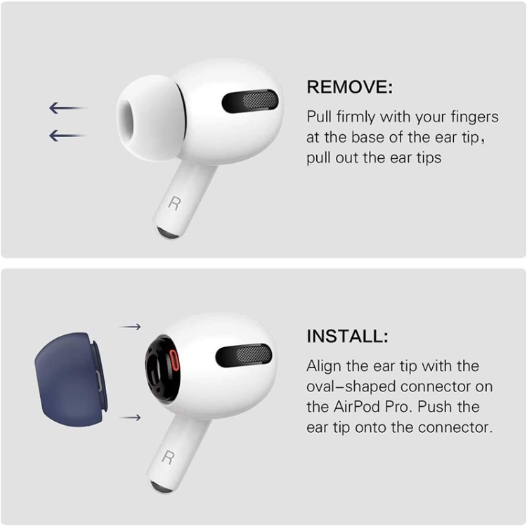 Ecouteurs Apple Airpods 1/2 en silicone, housse de protection, coussinets  anti perte, support de bruit pour iphone, accessoires