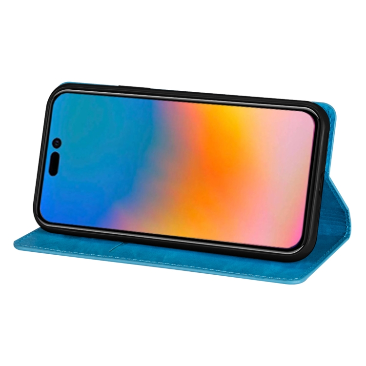 For iPhone 14 Pro Ultrathin Glitter Magnetic Leather Case(Sky Blue) For iPhone 14 Pro Ultrathin Glitter Magnetic Leather Case(Sky Blue)