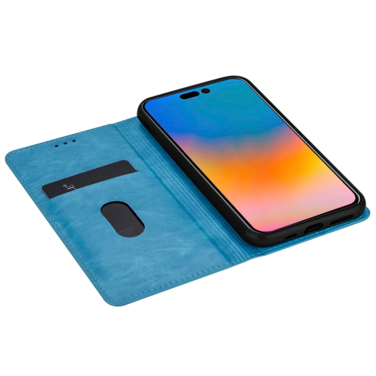 For iPhone 14 Pro Ultrathin Glitter Magnetic Leather Case(Sky Blue) For iPhone 14 Pro Ultrathin Glitter Magnetic Leather Case(Sky Blue)