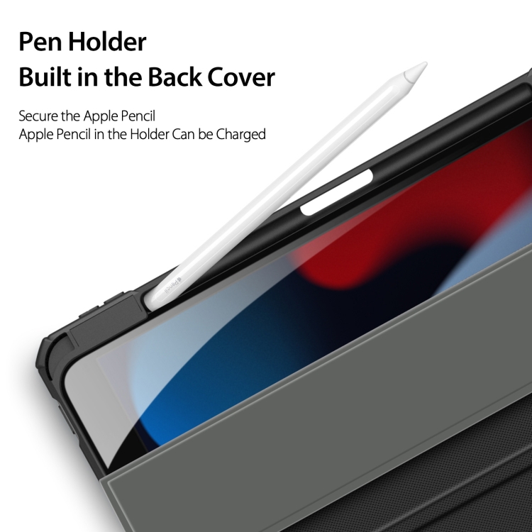 DUX DUCIS TOBY Series PU + PC + TPU Tablet Case For iPad 10.2 2022(Black) DUX DUCIS TOBY Series PU + PC + TPU Tablet Case For iPad 10.2 2022(Black)