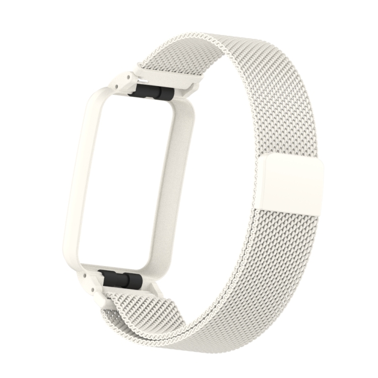 Correa de reloj inteligente para Xiaomi Mi Band 7 Pro Milan Correa  magnética de metal (Plata)